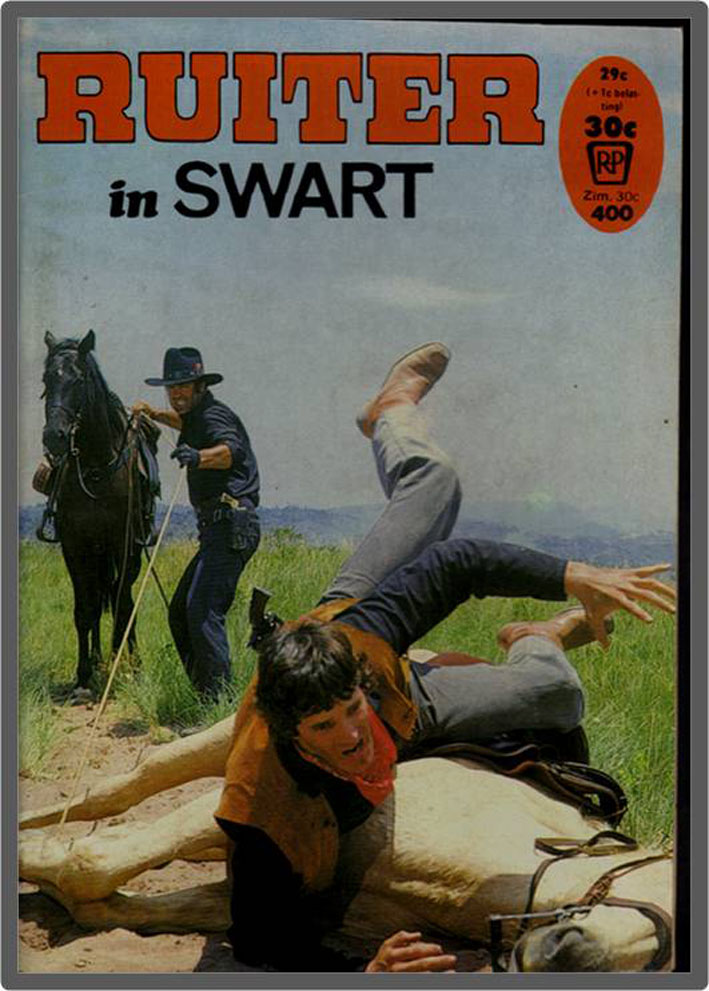 Ruiter in Swart